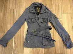 d.i.a グレー ベルト付きジャケット フリーサイズ