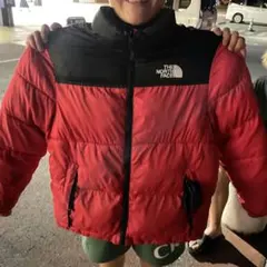 THE NORTH FACE ヌプシ ダウンジャケット レッド M