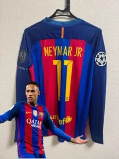【新品】ネイマール16-17ユニフォーム長袖バルセロナ