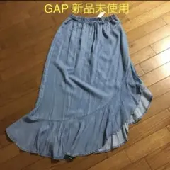 GAP デニムブルーフレアスカートのサムネイル