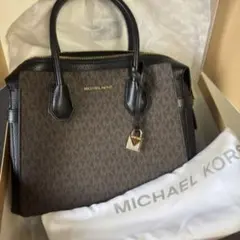 MICHAEL KORS ハンドバッグ ブラウン/ブラック