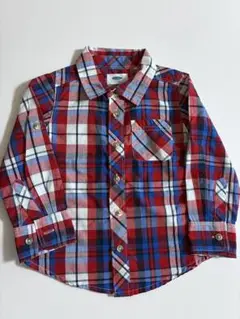 OLD NAVY チェック柄長袖シャツ 3T