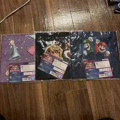スーパーマリオ ハンドタオル 3枚セット 一番くじ