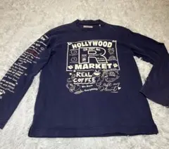 特価✨】HOLLYWOOD RANCH MARKET ロンT ナス紺　S