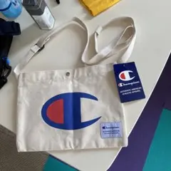 Champion サコッシュ ベージュ キャンバス 新品タグ付き