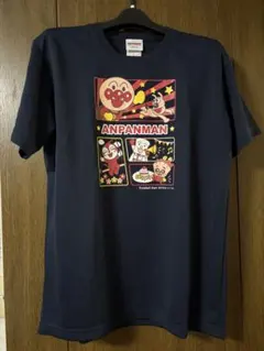 アンパンマン プリント Tシャツ ネイビー