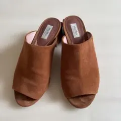 MaxMara スエード ミュール ブラウンのサムネイル