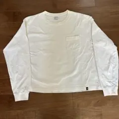 The North Face ホワイト 長袖Tシャツ