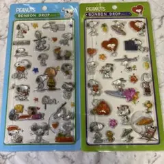 キャラクターシール２柄セット スヌ〜ピ〜