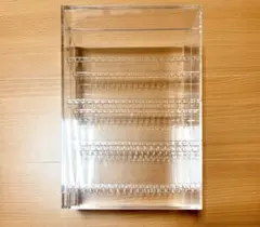 無印良品 アクリル ネックレス ピアスケース 2個セット めじるし