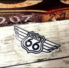 【新品❣️】ルート66 アイロン　接着　シートワッペンのサムネイル