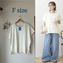 AMERICAN HOLIC★ウォッシャブル デイリーニットプルオーバー★F新品のサムネイル