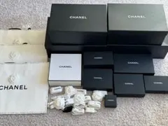 CHANEL空箱×11個＋紙袋大3枚＋リボン11