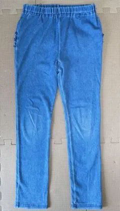 バースデイ　デニム　バックフリルパンツ　デニムパンツ　デニムレギンス　レギパン