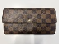 LOUIS VUITTON ダミエ・長財布　値下げ交渉あり　訳あり