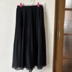 UNIQLOシフォンプリーツロングスカート　S 丈短め