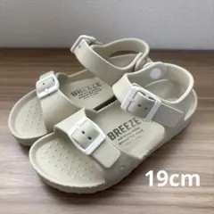 BREEZE コンフォートサンダル 19cm ベージュ EVA