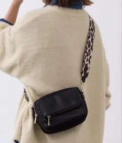 【TOPKAPI COULEUR】ナイロン コンビ フラップ ショルダー バッグのサムネイル