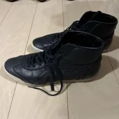 希少　Onitsuka Tiger ブラック ハイカット スニーカー
