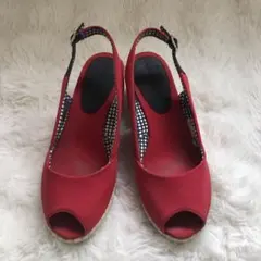 トミーヒルフィガー レッド サンダルのサムネイル