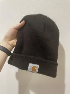 Carhartt ダークブラウン ニット帽