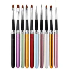ジェルネイル ネイルブラシ ネイル 10本 ネイルアート