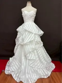 ☆特別セール T-401-427中古ウエディングドレス☆アイボリー - メルカリ