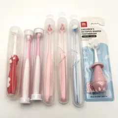[미사용] 애완용 칫솔 7종 세트, 강아지&고양이