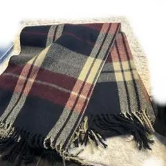 チェック　柄　ストール　マフラー