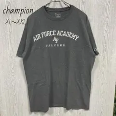 champion　チャンピオン　刺繍　半袖Tシャツ　グレー　XD 美品