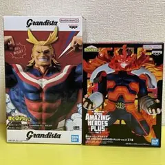 【たかめ】オールマイト&エンデヴァーフィギュア 開封品 ヒロアカ ヒーローアカデミア age of heros オールマイト