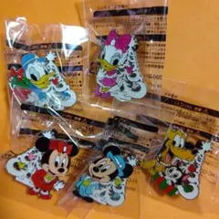 【非売品】ピンバッチ◆2016年クリスマス◆ 全5種セット◆ディズニーシー