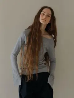 ETRE TOKYO アシンメトリーネックニットプルオーバー新品