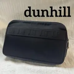 美品 dunhill ダンヒル セカンドバッグ ブラック クラッチバッグ