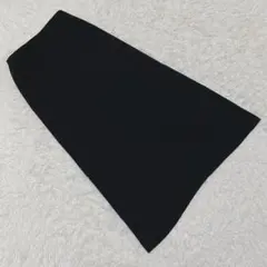 【カルバンクライン】 (2) ロングセミタイトスカート バックファスナー 黒のサムネイル
