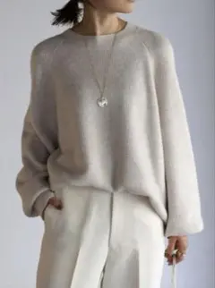 【新品】(ラグO)BONJOUR SAGAN ラグランスリーブニット