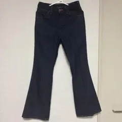 美品 日本製 ラングラー USオリジナル ブーツカット フレアデニムパンツ 濃紺