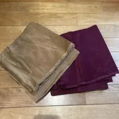 細畝　コーデュロイ キャメル&ボルドー　サンプル　SM2 サマンサモスモス