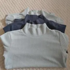 UNIQLO　リブハイネックフリース４枚　140 ④