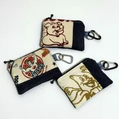 メ*ル様 デニムリメイク☺︎ミニポーチ☺︎3点セット