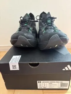 ADIZERO ADIOS PRO 3 M 27.5cm ブラック/グリーン