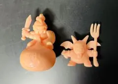 ドラゴンクエスト　消しゴムフィギュア　スライムナイト　ベビーサタン　当時もの