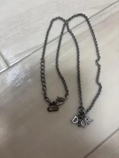 Dior シルバー チェーンネックレス