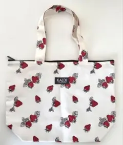 2025年 カルディ　いちごバッグ　トートバッグ　エコバッグ 保冷 新品