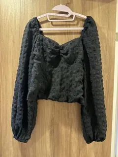 th product Cropped Print Top ドット柄 - メルカリ