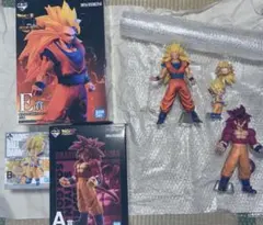 E賞孫悟空3、 B賞孫悟空2、3(ミニ)、A賞孫悟空4 3点　開封品