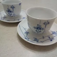 ロイヤルコペンハーゲン ブルーパルメッテ ボウル 蓋つき 5客セット