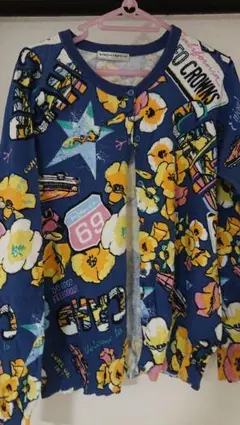 RODEO CROWNS 花柄カーディガン M