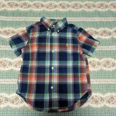 ラルフ・ローレン 半袖シャツ チェック柄