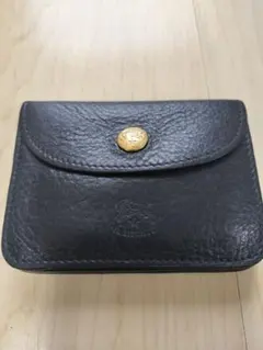 IL BISONTE レザー　カードケース　ネイビー